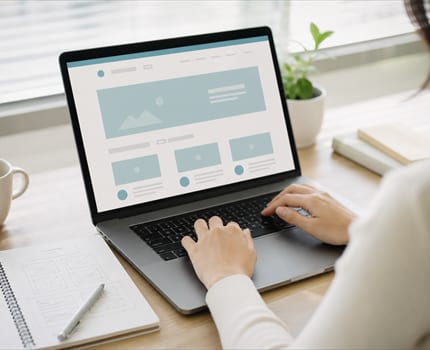 WEBマーケティングを活かしたサイト設計のイメージ