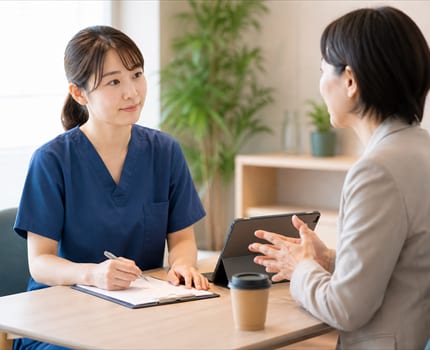 忙しい現場でも進めやすいヒアリングのイメージ